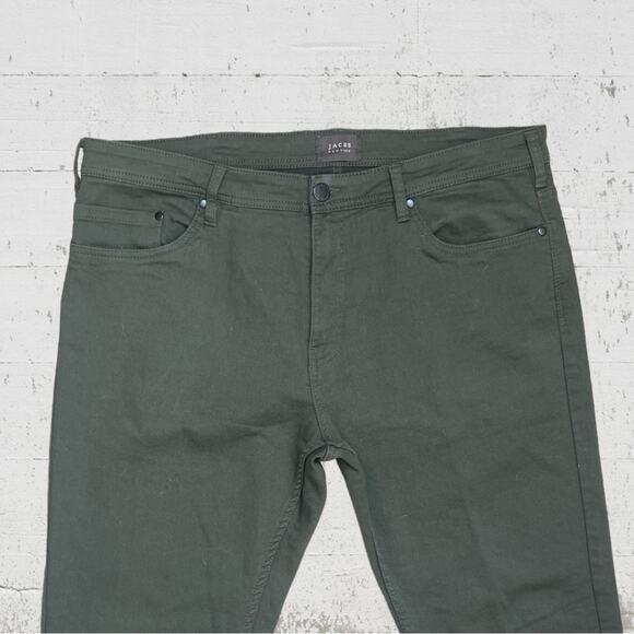 Jachs Traveler Stretch Straight Leg Pants Olive Size 38 X 32 - Picture 6 of 14